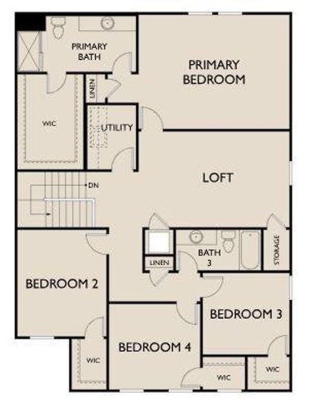 2nd Floorplan - Representative Photo