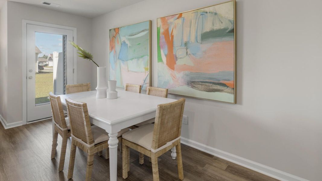Furnished interior view inside a new home in The Willows at Blake Farm, Wilmington (Image 9).