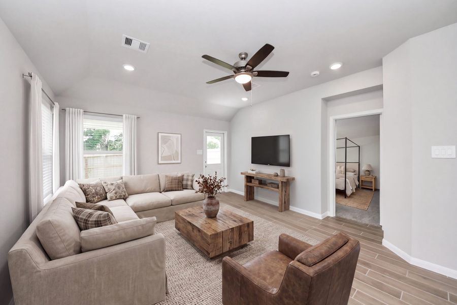 Furnished interior view inside a new home in Montgomery Ridge, Montgomery (Image 7).
