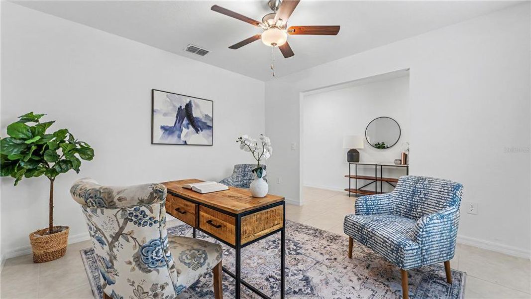 Furnished interior view inside a new home in Wind Meadows South, Bartow (Image 7).