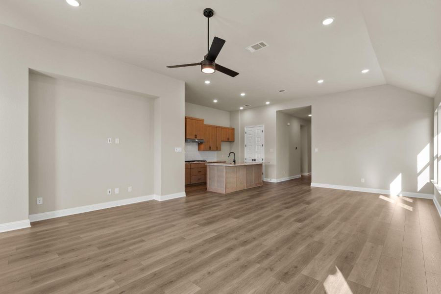 From Family Room to Open Concept Kitchen