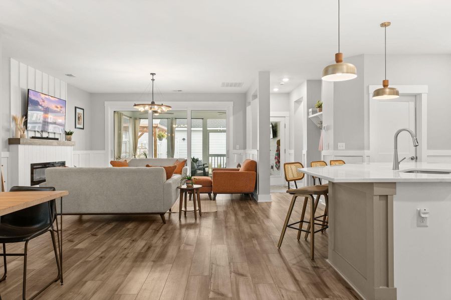 Furnished interior view inside a new home in Nexton - Midtown - The Village Collection, Summerville (Image 6).