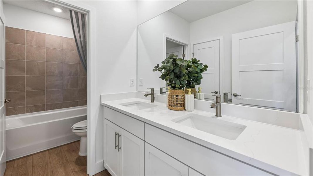 Furnished interior view inside a new home in Buchanan Trails, Newberry (Image 30).