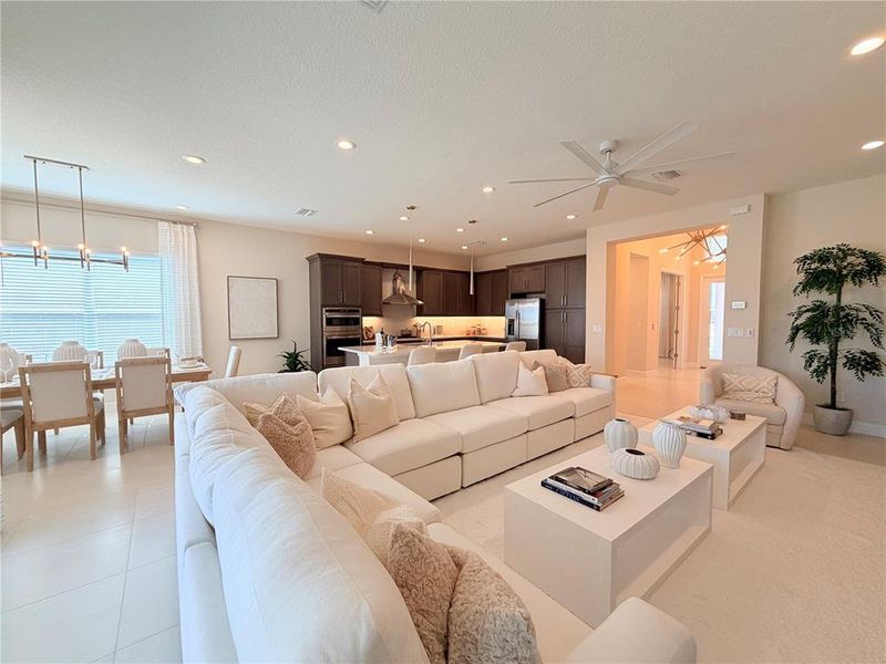 Furnished interior view inside a new home in Valencia Ridge, Wesley Chapel (Image 14).