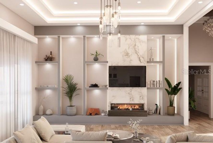 Furnished interior view inside a new home in , Palm Coast (Image 4).