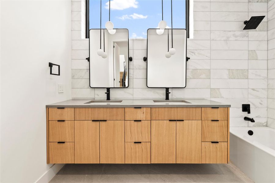 Furnished interior view inside a new home in , Austin (Image 31).