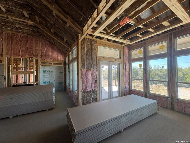 In-progress construction of a new home in Waldsanger, New Braunfels, TX (Image 11).