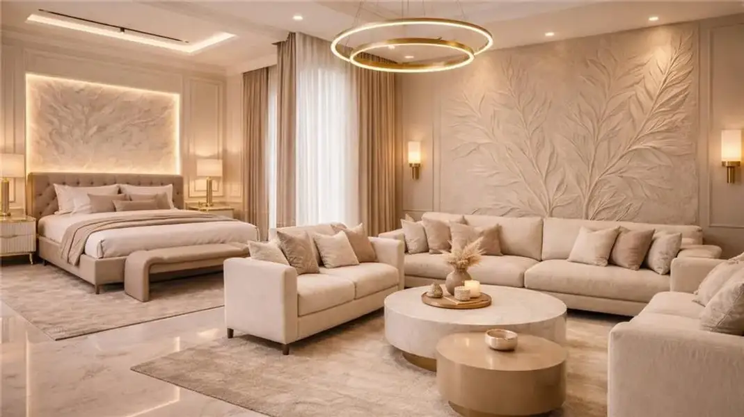 Furnished interior view inside a new home in , Alpharetta (Image 8).