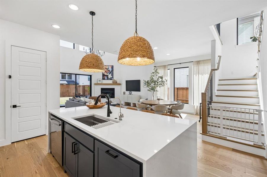 Furnished interior view inside a new home in Fields 50', Frisco (Image 7). Furnished interior view inside a new home in Fields 50', Frisco (Image 7).