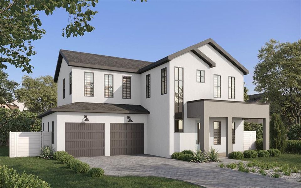 Miller single family front rendering