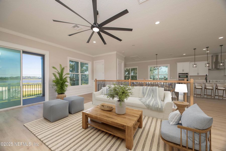 Furnished interior view inside a new home in , St. Augustine (Image 7). Furnished interior view inside a new home in , St. Augustine (Image 7).