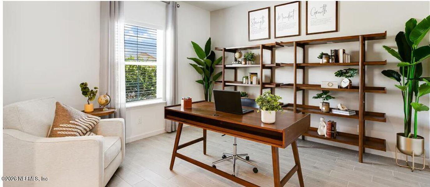 Furnished interior view inside a new home in , Green Cove Springs (Image 6). Furnished interior view inside a new home in , Green Cove Springs (Image 6).
