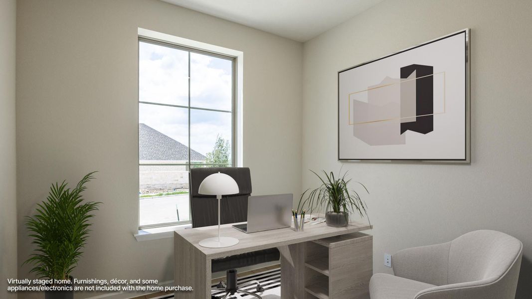 Furnished interior view inside a new home in Santa Rita Ranch - Tierra Rosa, Liberty Hill (Image 5).