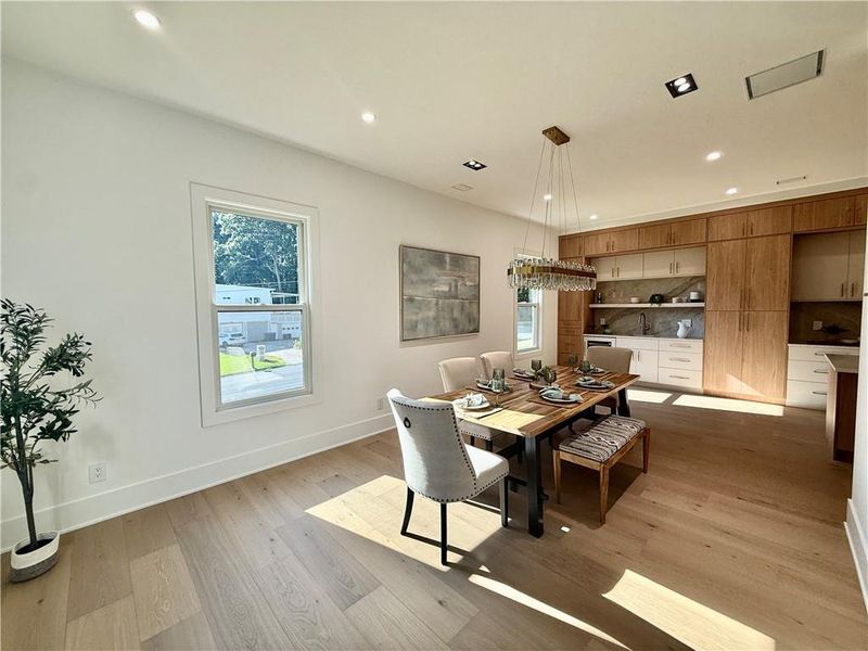 Furnished interior view inside a new home in , Dunwoody (Image 49).