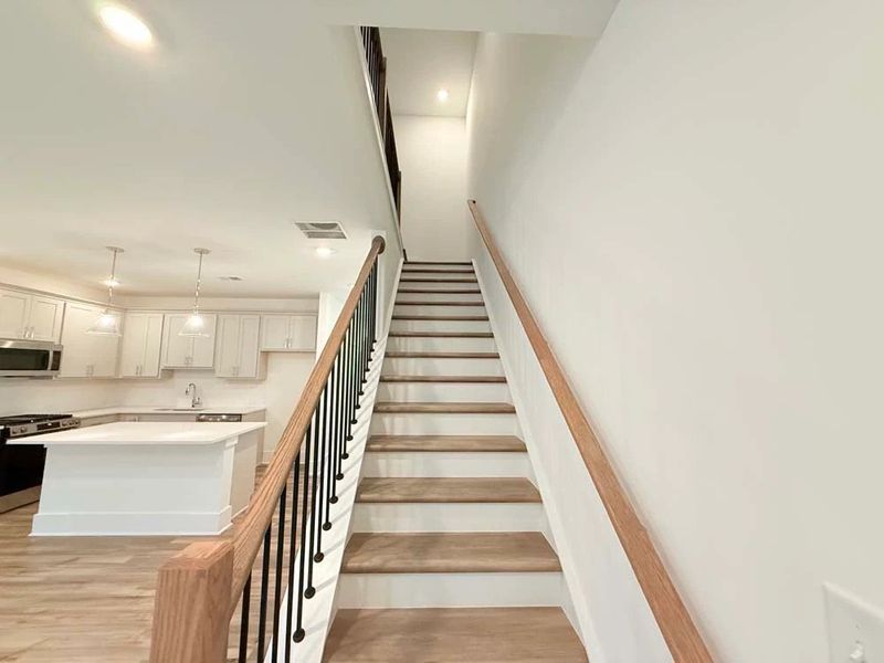 Stairs to Second Floor