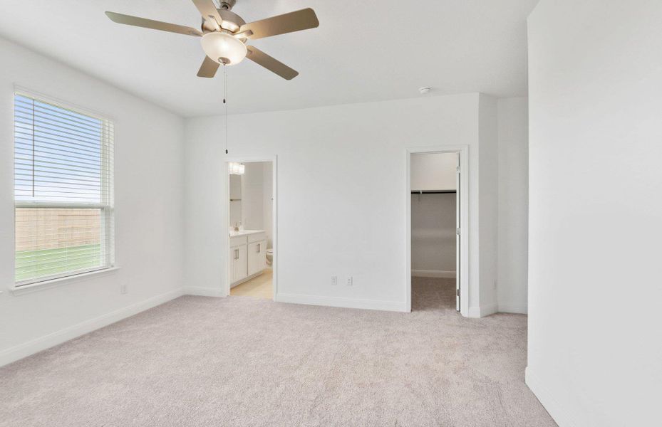 Spacious, unfurnished interior of a new home in Patterson Ranch, Georgetown (Image 32). Spacious, unfurnished interior of a new home in Patterson Ranch, Georgetown (Image 32).