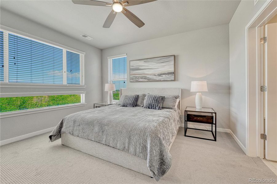 Furnished interior view inside a new home in The Trails at Westcreek, Parker (Image 5).
