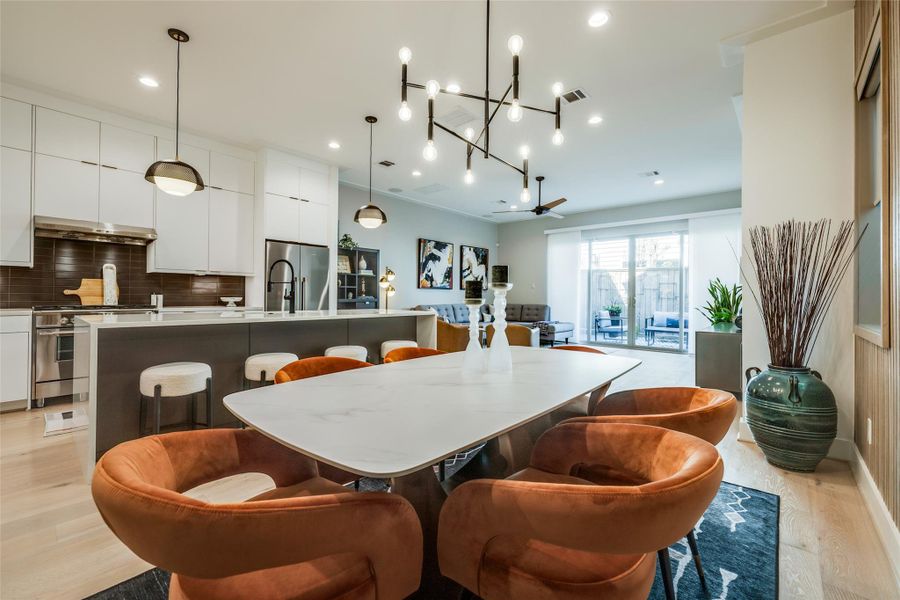 Furnished interior view inside a new home in , Houston (Image 12).