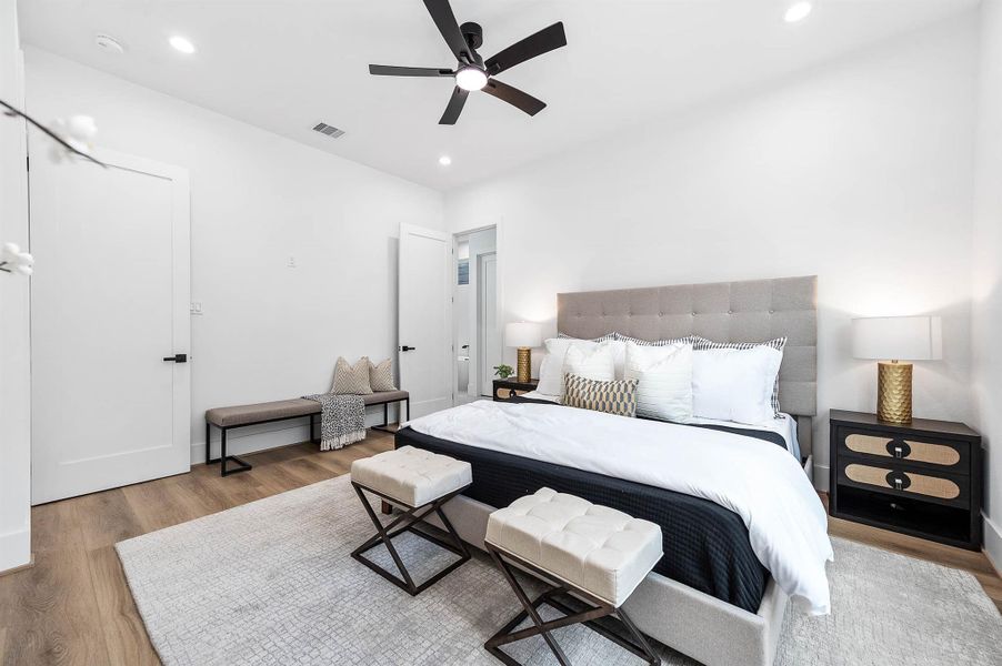 Furnished interior view inside a new home in , Houston (Image 14).