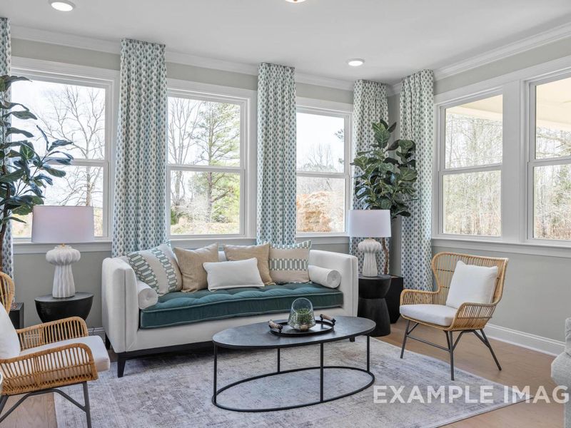Furnished interior view inside a new home in Laneridge Estates, Raleigh (Image 6).