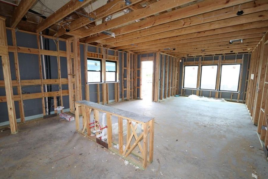 Spacious, unfurnished interior of a new home in Austin Point, Richmond (Image 6). Spacious, unfurnished interior of a new home in Austin Point, Richmond (Image 6).
