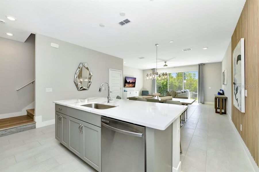 Furnished interior view inside a new home in , Kissimmee (Image 8).