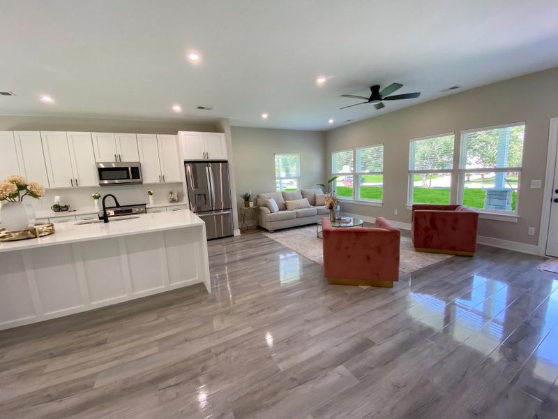 Furnished interior view inside a new home in , North Charleston (Image 7).