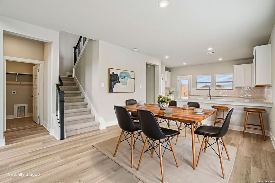 Furnished interior view inside a new home in Legendary Trails - Premier Series, Cibolo (Image 6).