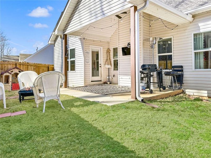 Exterior details and patio area of a home in , Rockmart (Image 4).