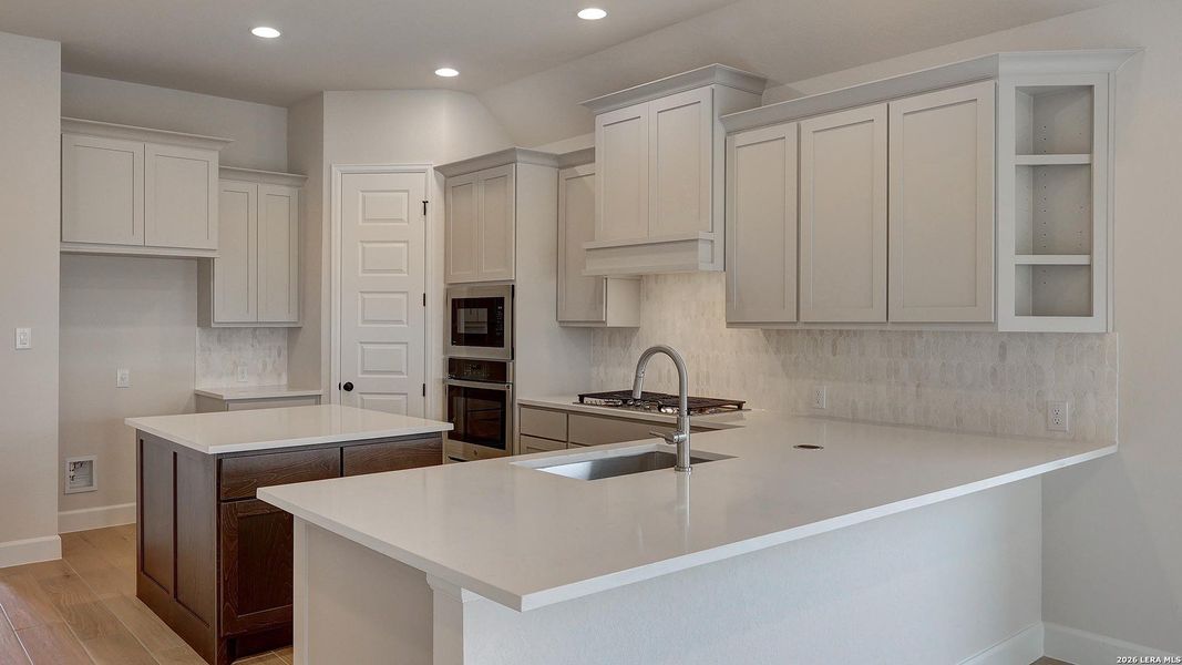Furnished interior view inside a new home in Briggs Ranch, San Antonio (Image 12).