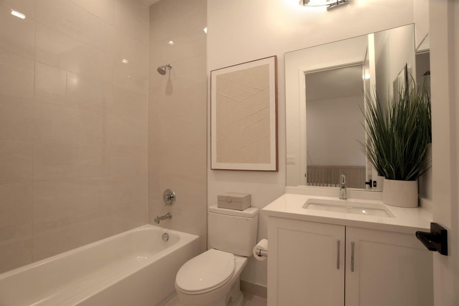 Furnished interior view inside a new home in Lotus Edge, Boca Raton (Image 10). Furnished interior view inside a new home in Lotus Edge, Boca Raton (Image 10).