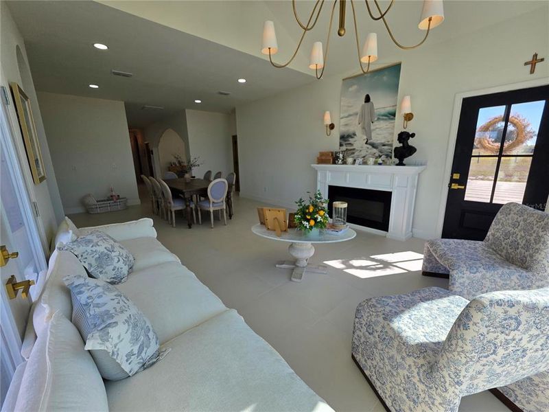 Furnished interior view inside a new home in , Polk City (Image 7).