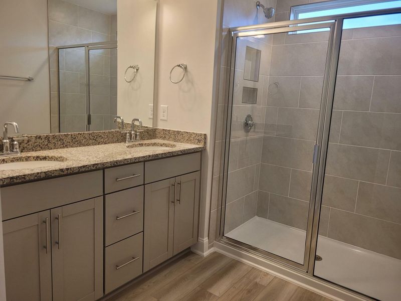 Furnished interior view inside a new home in 1158 Place Townhomes, Wilson (Image 9).