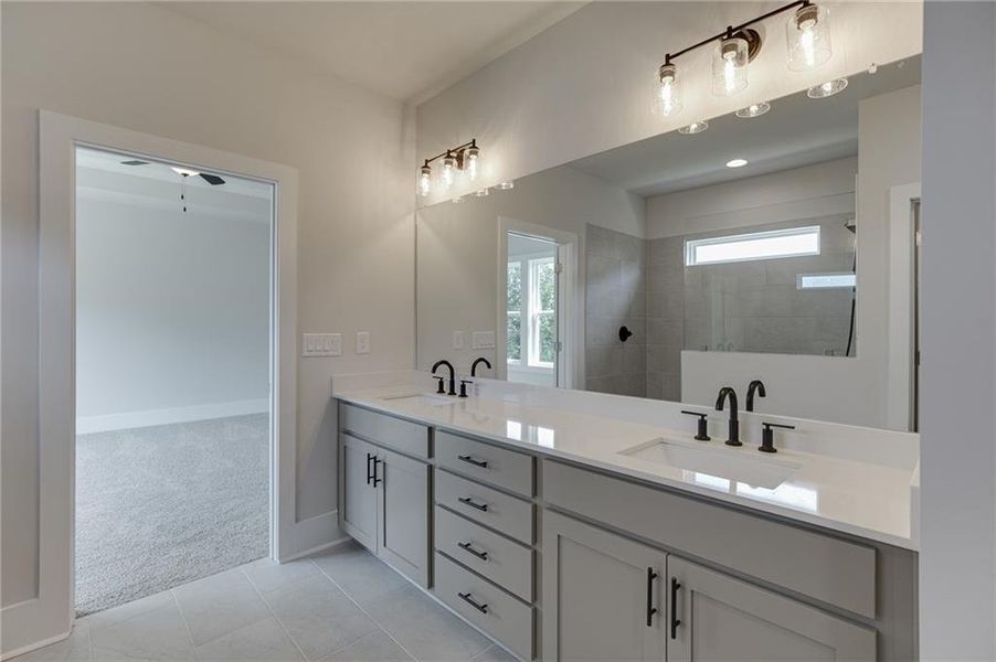 Furnished interior view inside a new home in , Buford (Image 19).