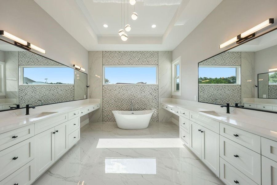 Furnished interior view inside a new home in , Houston (Image 16).