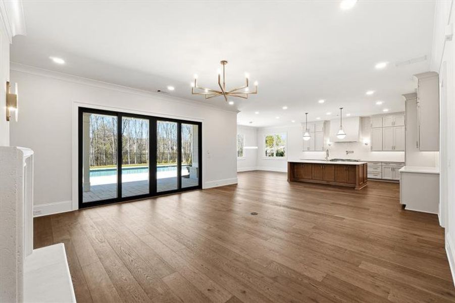 Spacious, unfurnished interior of a new home in , Marietta (Image 30).