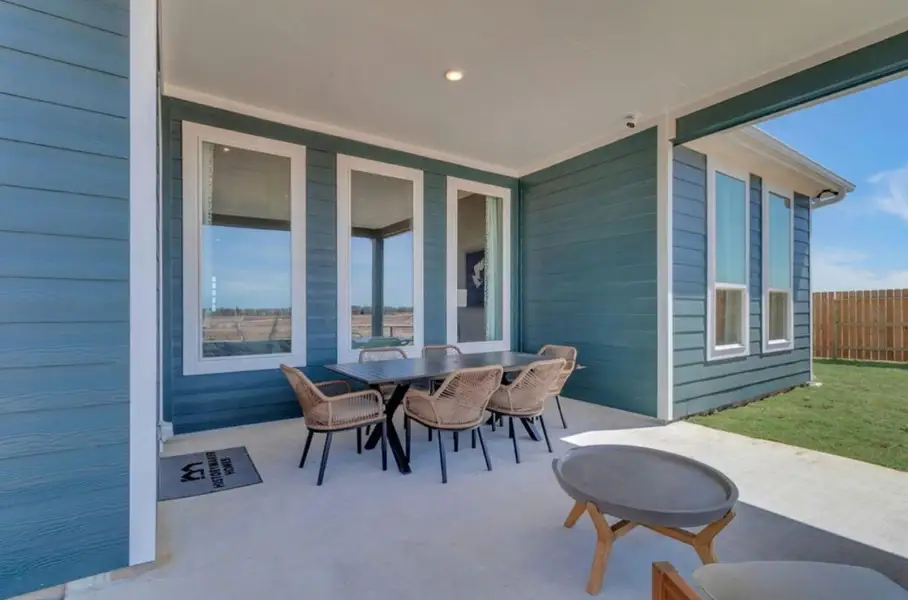 Covered patio representative Covered patio representative