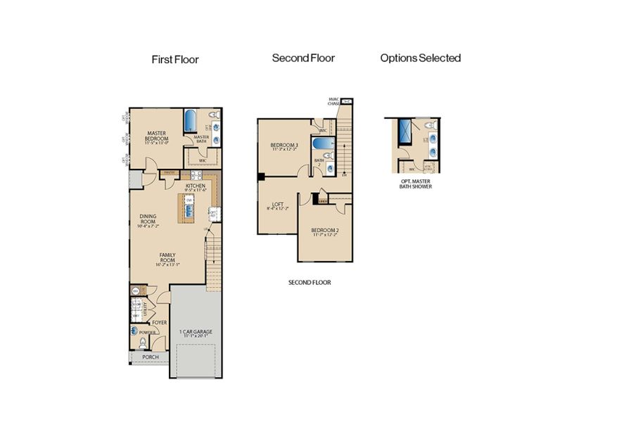 2D floor plan layout of this home in Town Park, Princeton, TX (Image 2). 2D floor plan layout of this home in Town Park, Princeton, TX (Image 2).