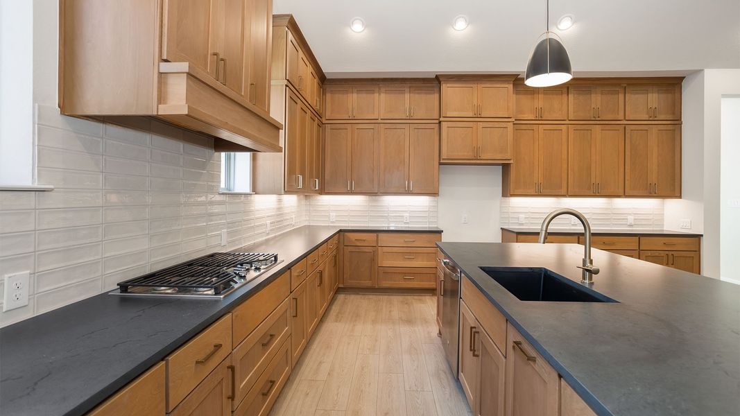 Furnished interior view inside a new home in The Woodlands Hills, Willis (Image 10).