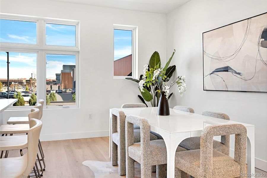 Furnished interior view inside a new home in , Denver (Image 10).