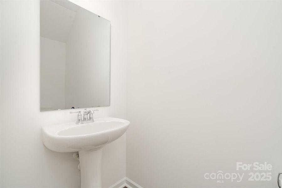 Main level powder room Main level powder room