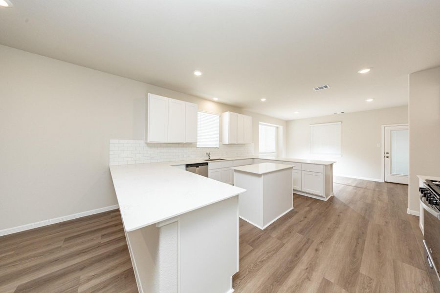 Furnished interior view inside a new home in River's Edge, Conroe (Image 7).