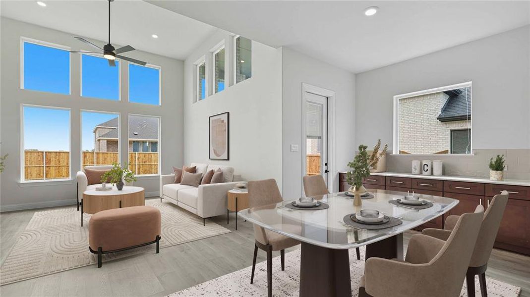 Furnished interior view inside a new home in Clearview Ranch, Royse City (Image 6).