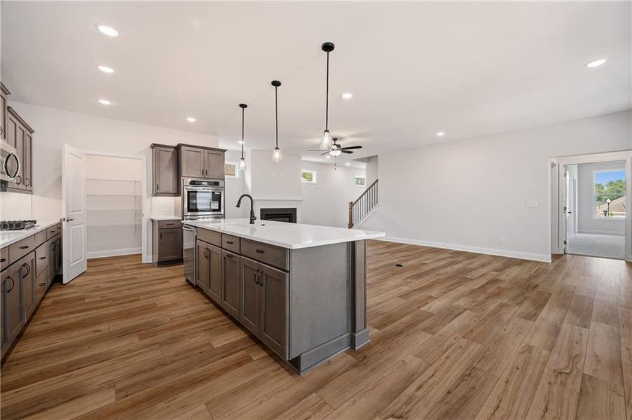 Furnished interior view inside a new home in , Hiram (Image 13).