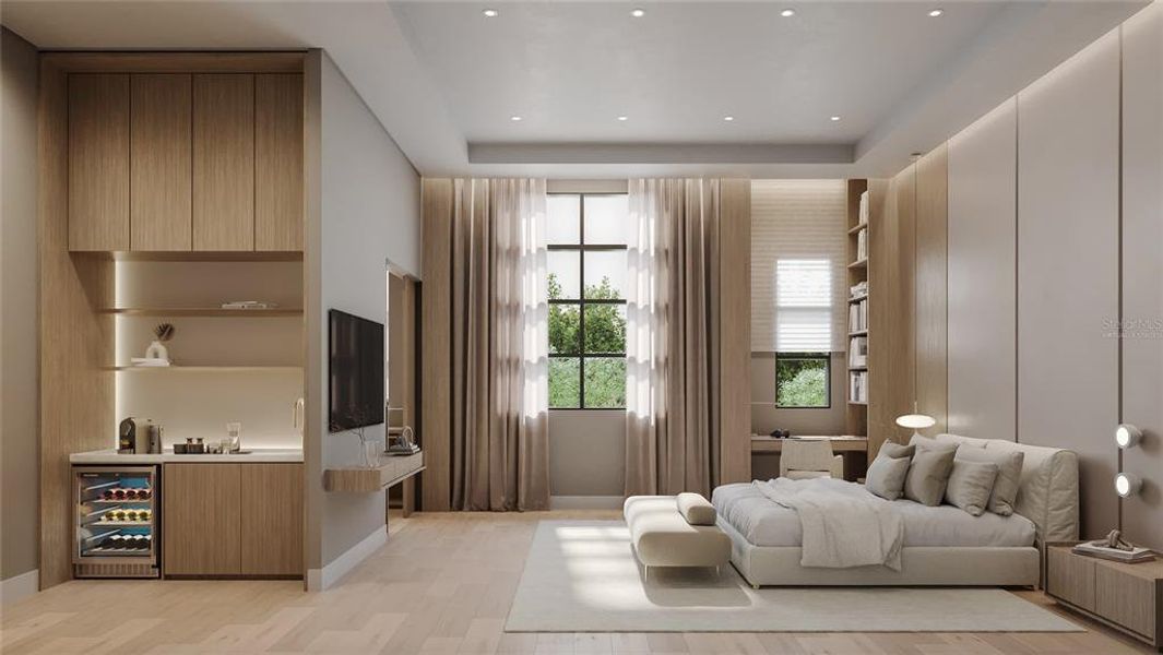 Furnished interior view inside a new home in , Montverde (Image 13).