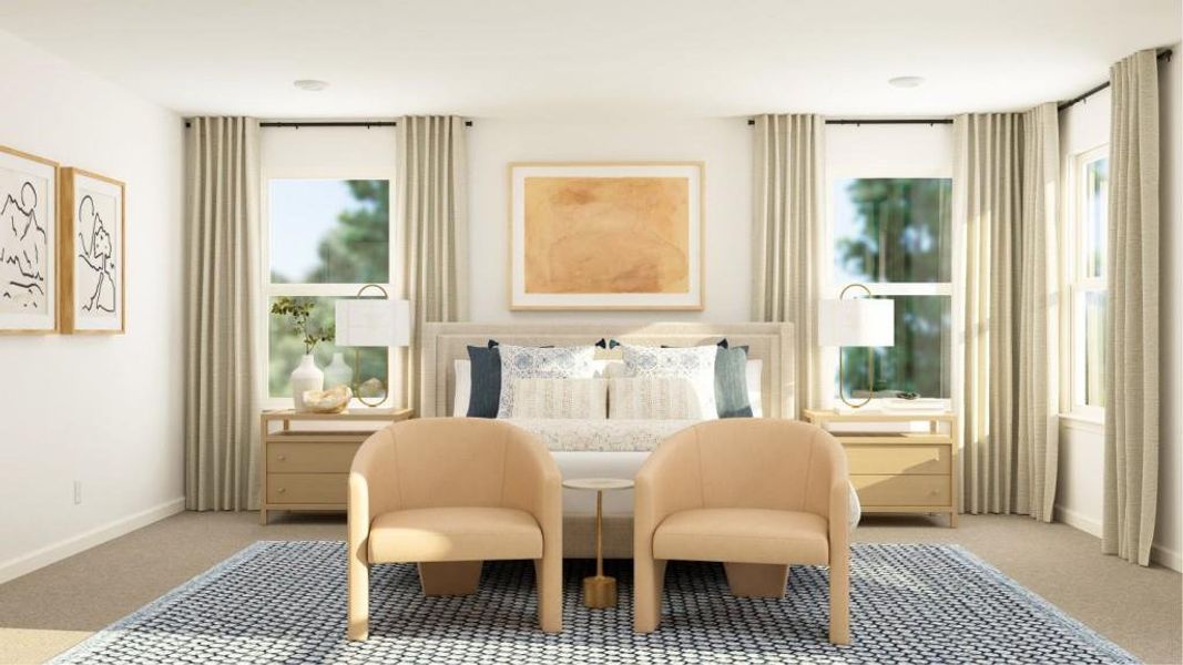 Furnished interior view inside a new home in Wellington Estates, Madison (Image 3).