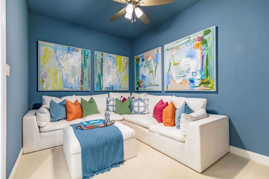 Representative Entertainment Room - some options shown Representative Entertainment Room - some options shown