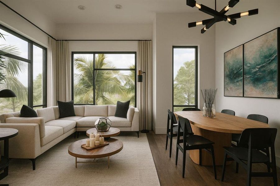 Furnished interior view inside a new home in , St. Petersburg (Image 8). Furnished interior view inside a new home in , St. Petersburg (Image 8).