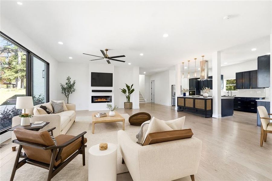 Furnished interior view inside a new home in , Gainesville (Image 33).