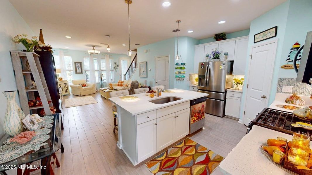 Furnished interior view inside a new home in , Jacksonville (Image 19).